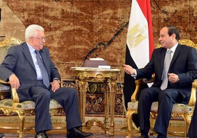 السيسي وابو مازن - ارشيفية